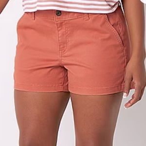 ANN TAYLOR LOFT Rust Cotton Shorts Size 00